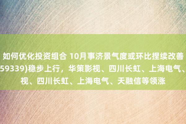 如何优化投资组合 10月事济景气度或环比捏续改善，A500ETF(159339)稳步上行，华策影视、四川长虹、上海电气、天融信等领涨