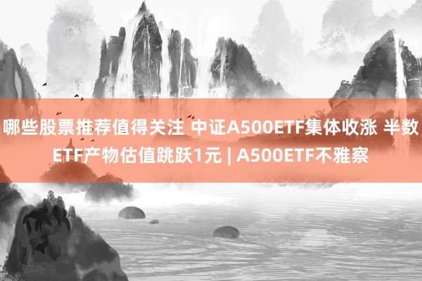 哪些股票推荐值得关注 中证A500ETF集体收涨 半数ETF产物估值跳跃1元 | A500ETF不雅察